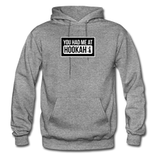 Load image into Gallery viewer, Gildan Heavy Blend Adult Hookah Hoodie - graphite heather
