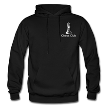 Load image into Gallery viewer, Gildan Heavy Blend Adult Chess Club Hoodie (Queen) - black
