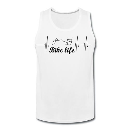 Men’s Premium Tank - white
