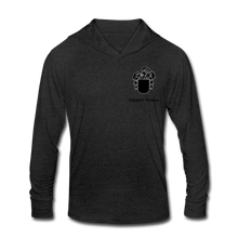Load image into Gallery viewer, Unisex Tri-Blend Upper Class Hoodie Shirt - heather black
