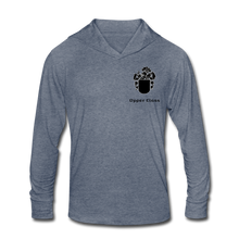 Load image into Gallery viewer, Unisex Tri-Blend Upper Class Hoodie Shirt - heather blue
