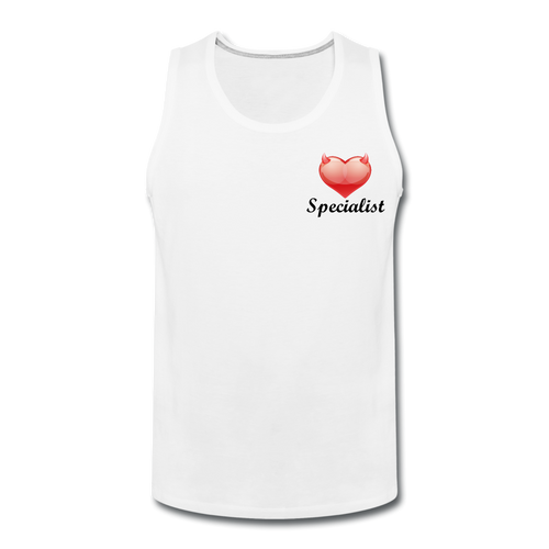 Men’s Premium Tank - white