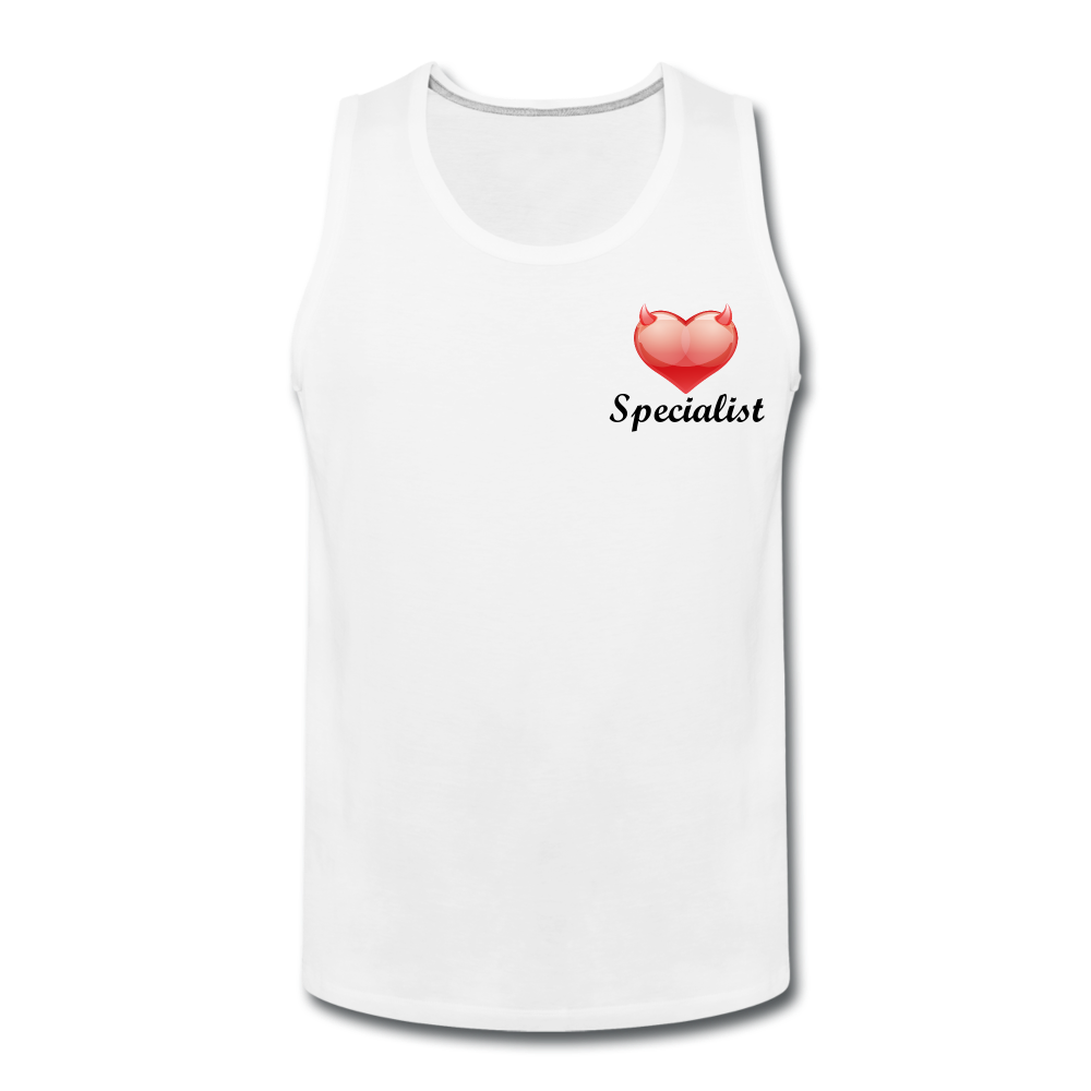 Men’s Premium Tank - white