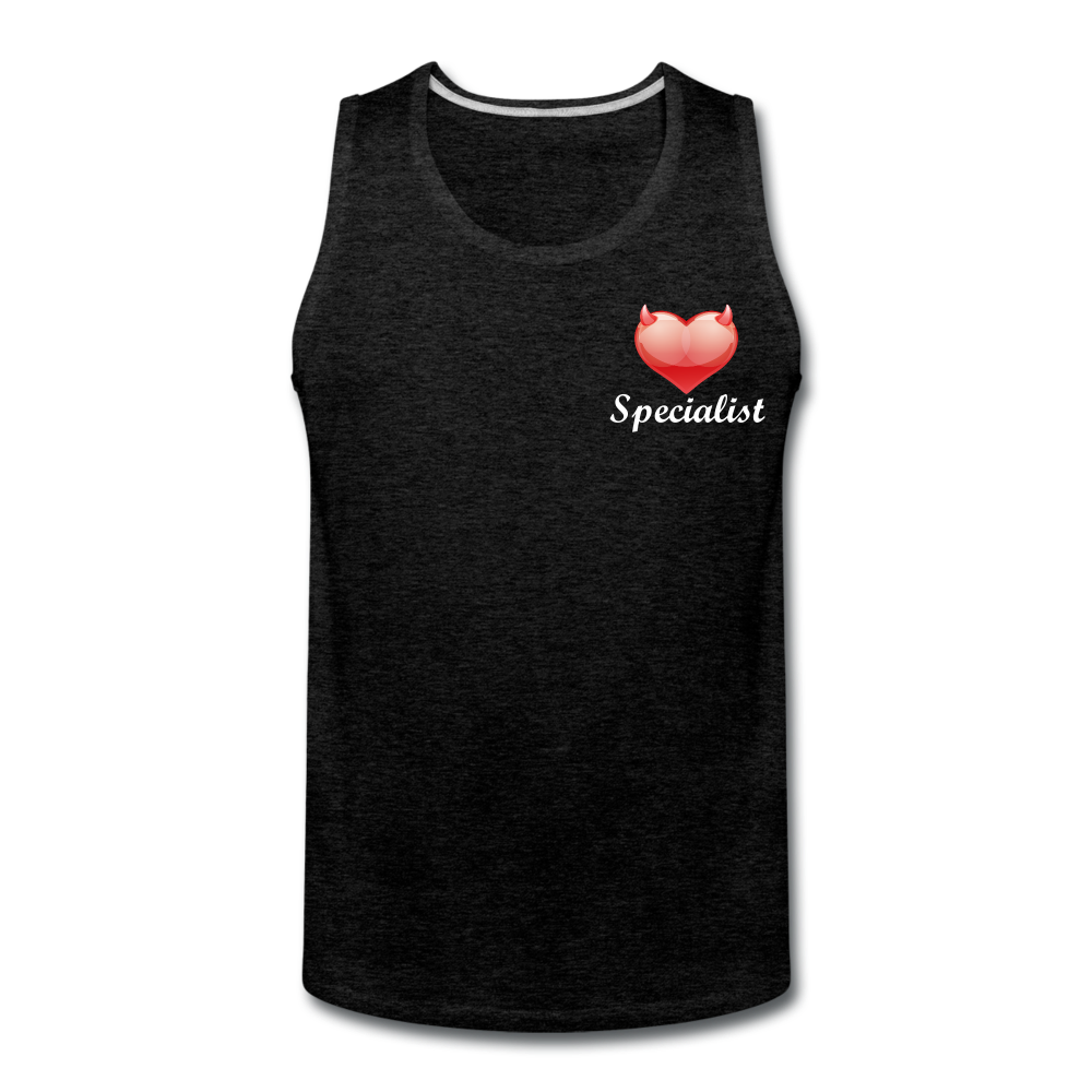 Men’s Premium Specialist Tank - charcoal gray