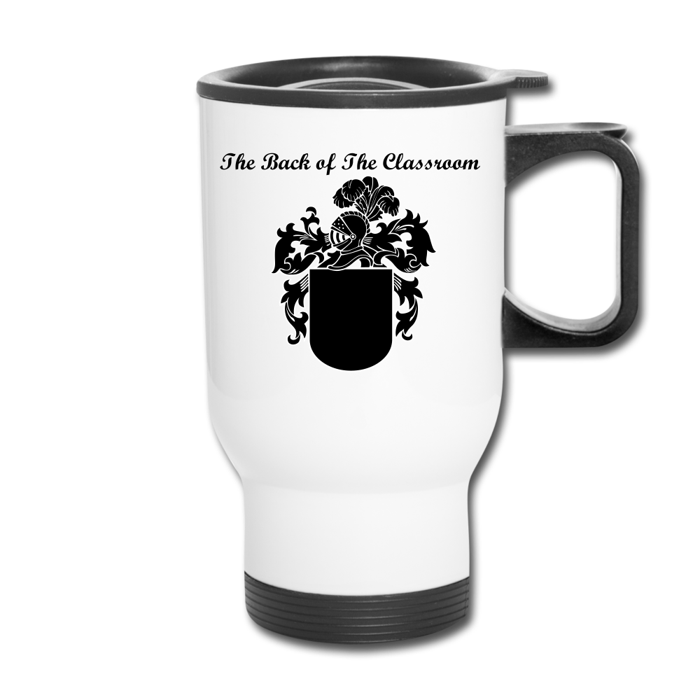 The Back of The Classroom Travel Mug - white