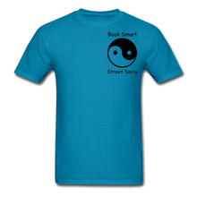Load image into Gallery viewer, Book Smart Street Savvy Unisex Classic T-Shirt - turquoise
