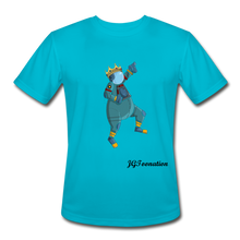 Load image into Gallery viewer, Men’s Moisture Wicking JGToonation T-Shirt - turquoise
