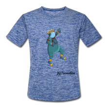 Load image into Gallery viewer, Men’s Moisture Wicking JGToonation T-Shirt - heather blue

