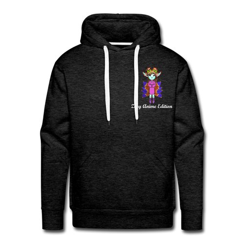 Zoey Anime Elf Edition Hoodie - charcoal grey