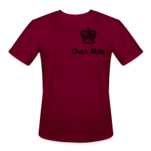 Load image into Gallery viewer, Check Mate T Shirt - burgundy
