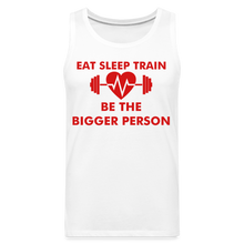 Load image into Gallery viewer, Eat Sleep Train Premium Tank - white
