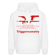 Load image into Gallery viewer, Triggernometry Hoodie - white
