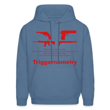 Load image into Gallery viewer, Triggernometry Hoodie - denim blue
