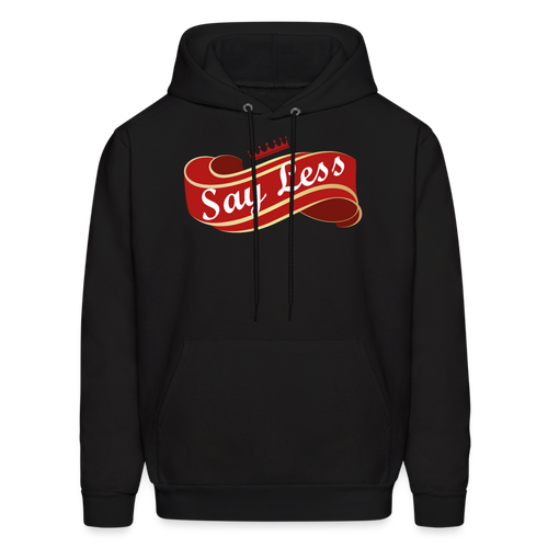 Say Less Men's Hoodie - black