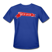 Load image into Gallery viewer, GOD DID Men’s Moisture Wicking Performance T-Shirt - royal blue
