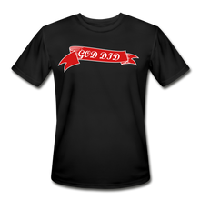 Load image into Gallery viewer, GOD DID Men’s Moisture Wicking Performance T-Shirt - black
