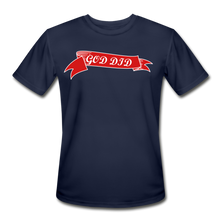 Load image into Gallery viewer, GOD DID Men’s Moisture Wicking Performance T-Shirt - navy
