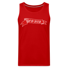 Load image into Gallery viewer, GOD DID Men’s Premium Tank - red
