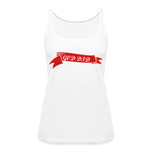 Load image into Gallery viewer, GOD DID Women’s Premium Tank Top - white
