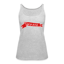 Load image into Gallery viewer, GOD DID Women’s Premium Tank Top - heather gray
