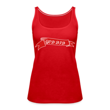 Load image into Gallery viewer, GOD DID Women’s Premium Tank Top - red
