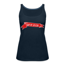 Load image into Gallery viewer, GOD DID Women’s Premium Tank Top - deep navy
