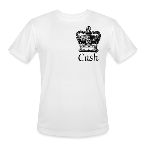 Cash is king Moisture Wicking Performance T-Shirt - white