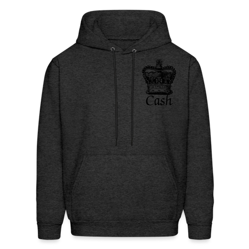 Men's Cash is King Hoodie - charcoal grey