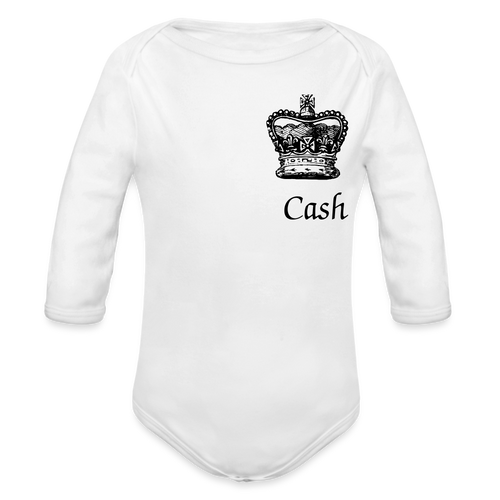 Cash is King Baby body suit - white